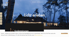 Desktop Screenshot of lucente-lichtplanung.de