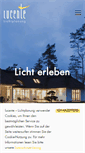 Mobile Screenshot of lucente-lichtplanung.de